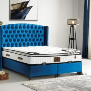 PARIS Boxspringbett Blau