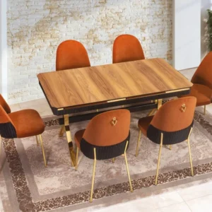 Chrome-Brown – Black – Blue – White Chair Table
